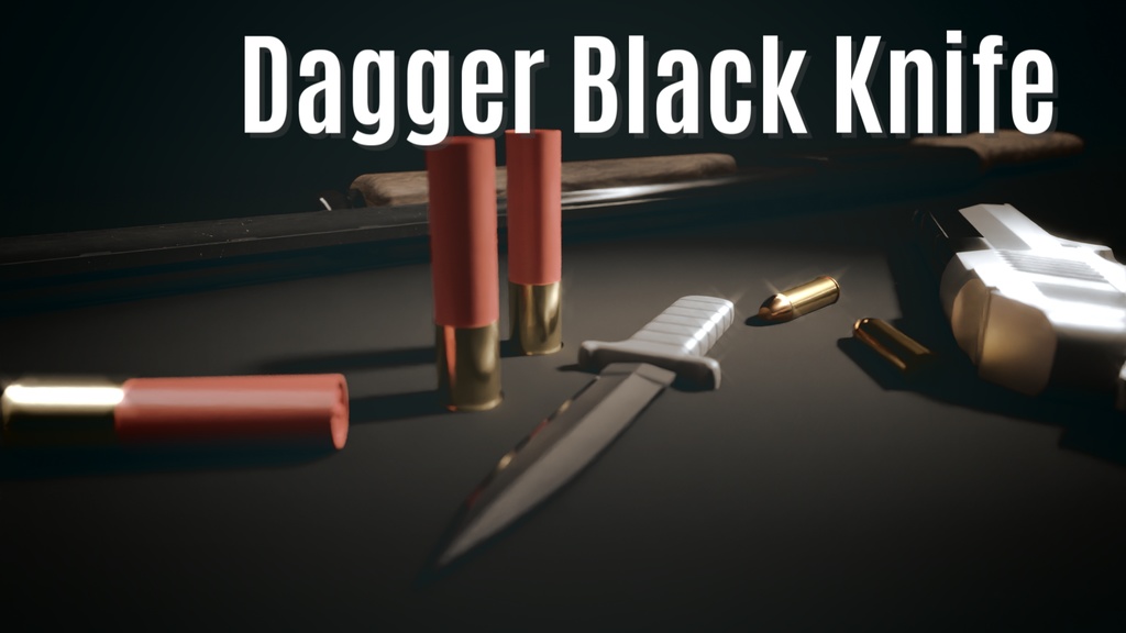 【Blender】Knife Asset | CC0