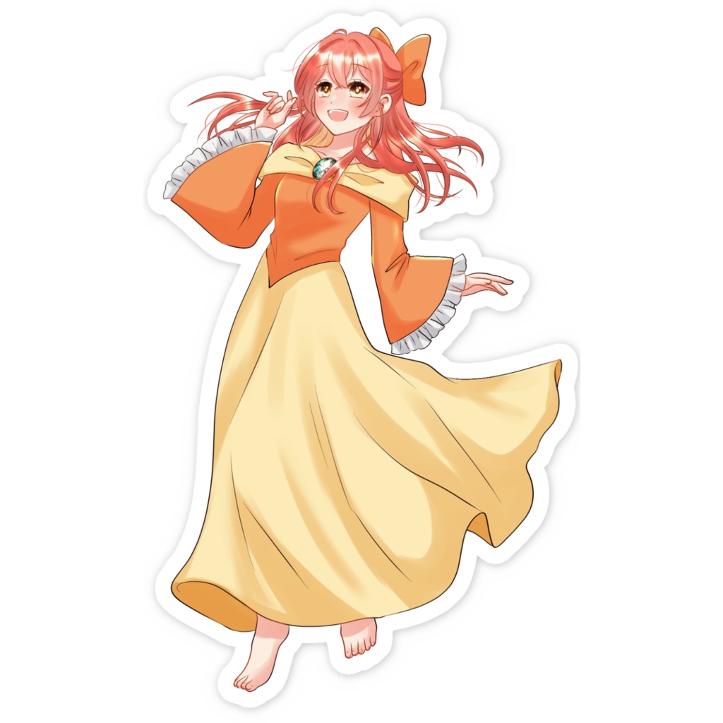 眠り姫あかねステッカー