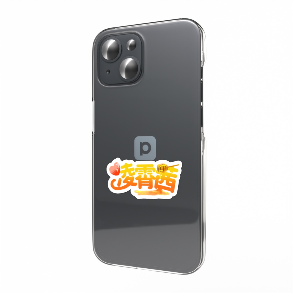 凌霄茜ロゴステッカー