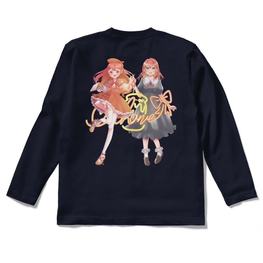 ロングスリーブTシャツ ネイビー