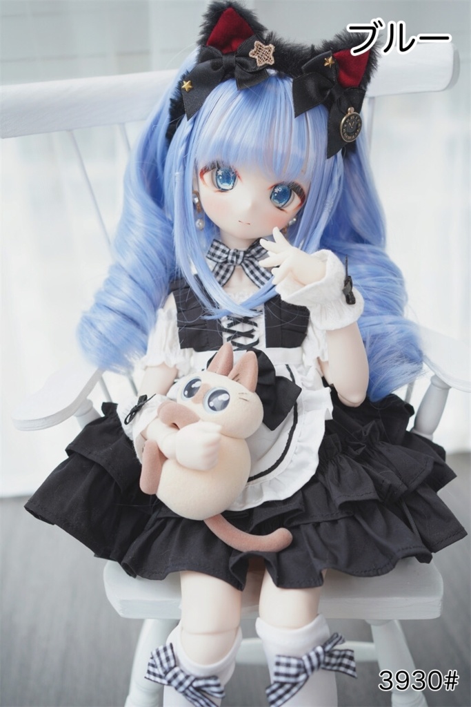 【カカ星球】【6-7, 7-8, 8-8.5inch】ツインテール 縦ロール