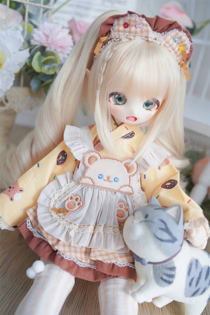 【カカ星球】【6-7, 7-8, 8-8.5inch】ツインテール 縦ロール