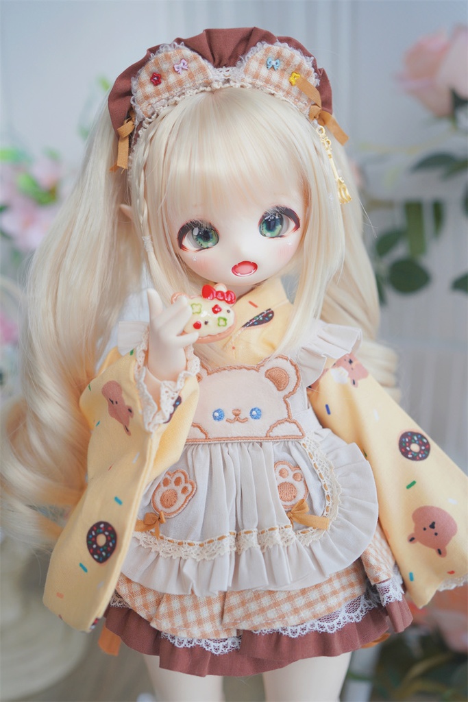 【カカ星球】【6-7, 7-8, 8-8.5inch】ツインテール 縦ロール
