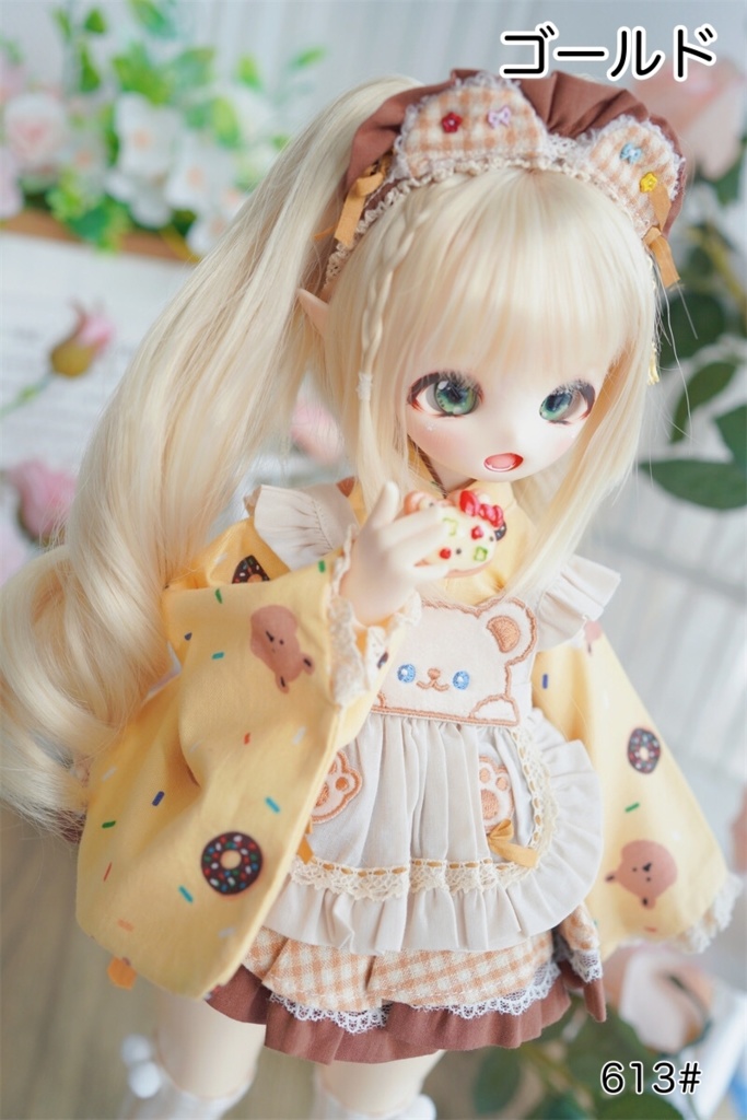 【カカ星球】【6-7, 7-8, 8-8.5inch】ツインテール 縦ロール