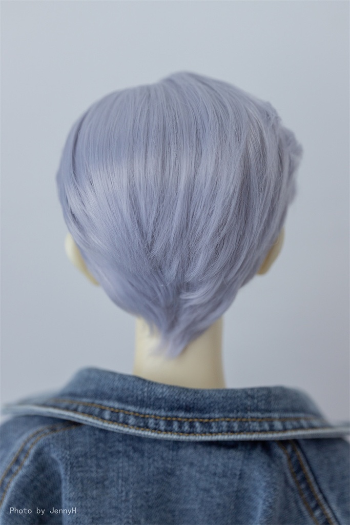 【カカ星球】【7-8, 8-8.5, 8.5-9inch】ドールウィッグ 撫でつけ 立ち上げ前髪