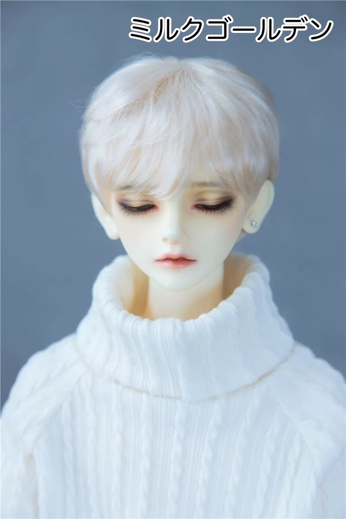 【カカ星球】【8.5-9inch】ドールウィッグ ナチュラルショート