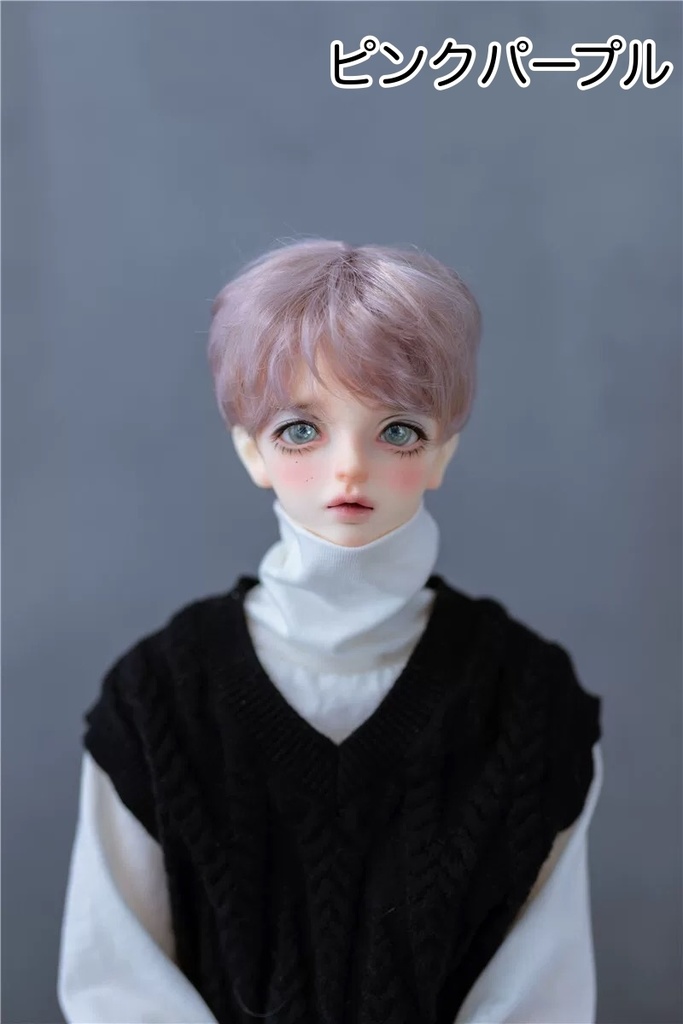 【カカ星球】【8.5-9inch】ドールウィッグ ナチュラルショート
