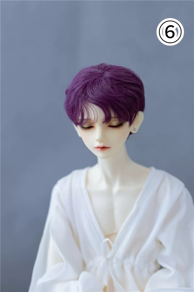 【カカ星球】【6-7inch】ドールウィッグ ナチュラルショート