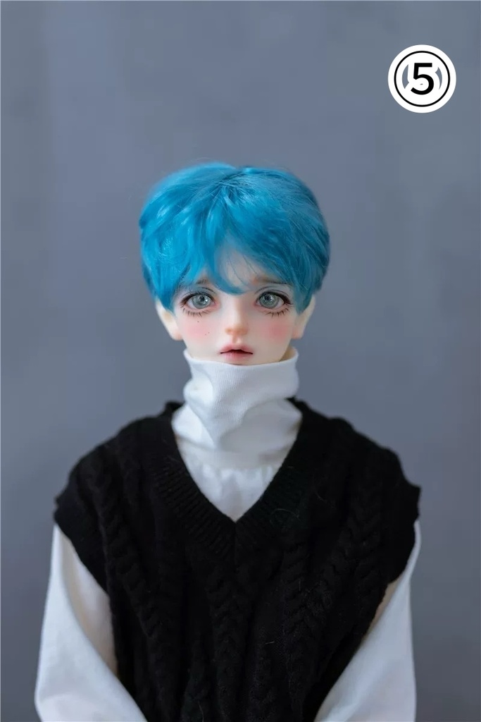 【カカ星球】【6-7inch】ドールウィッグ ナチュラルショート