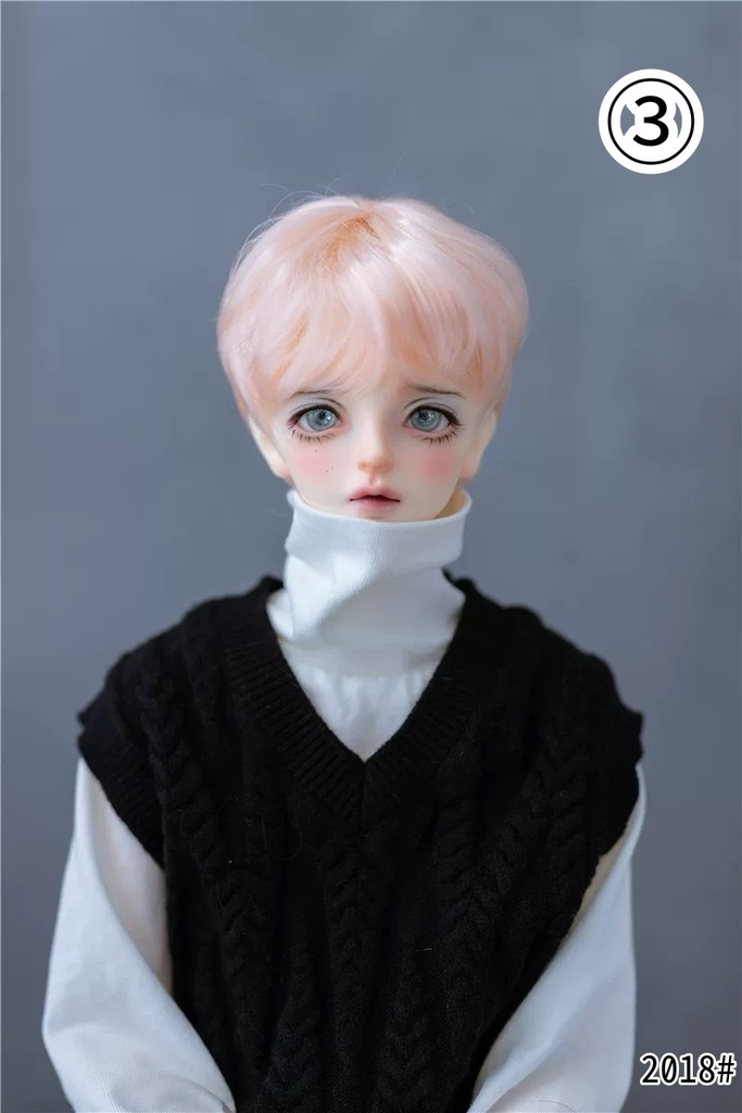 【カカ星球】【6-7inch】ドールウィッグ ナチュラルショート