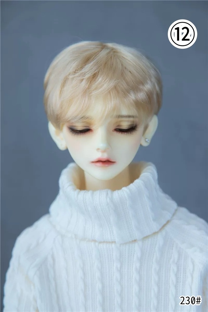 【カカ星球】【6-7inch】ドールウィッグ ナチュラルショート