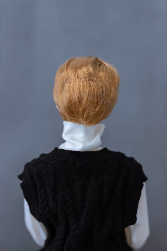 【カカ星球】【5-6inch】ドールウィッグ ナチュラルショート(取寄せ)