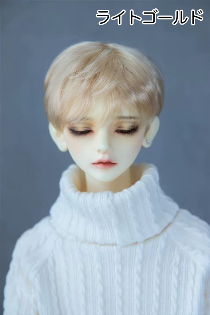 【カカ星球】【5-6inch】ドールウィッグ ナチュラルショート(取寄せ)