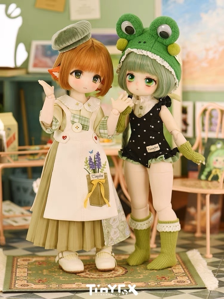 【TinyFox】狐狐神&蛙神(little Fox&little Frog) 1/6ボディ フルセット MJD ドール