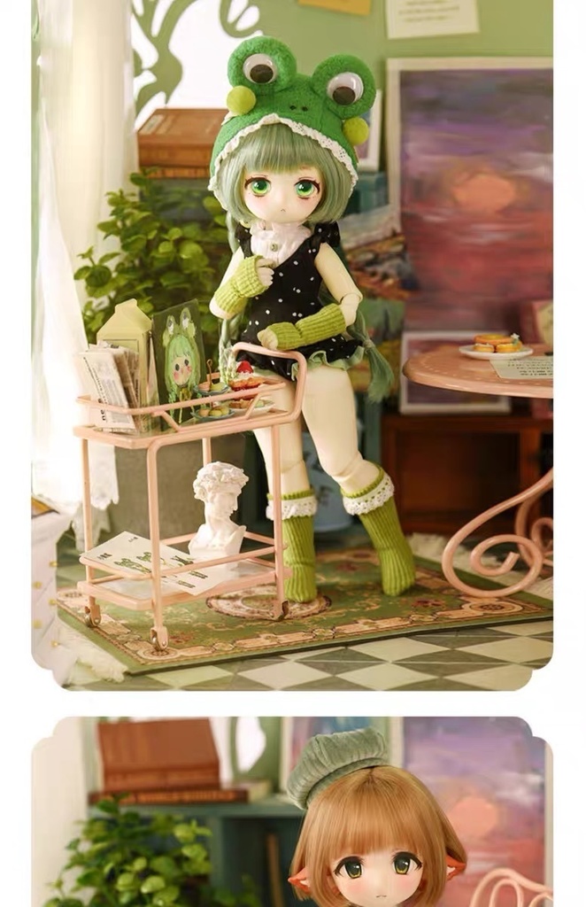 【TinyFox】狐狐神&蛙神(little Fox&little Frog) 1/6ボディ フルセット MJD ドール