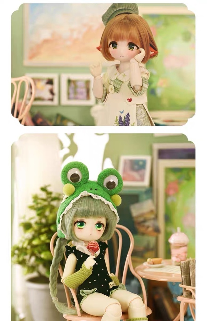 【TinyFox】狐狐神&蛙神(little Fox&little Frog) 1/6ボディ フルセット MJD ドール