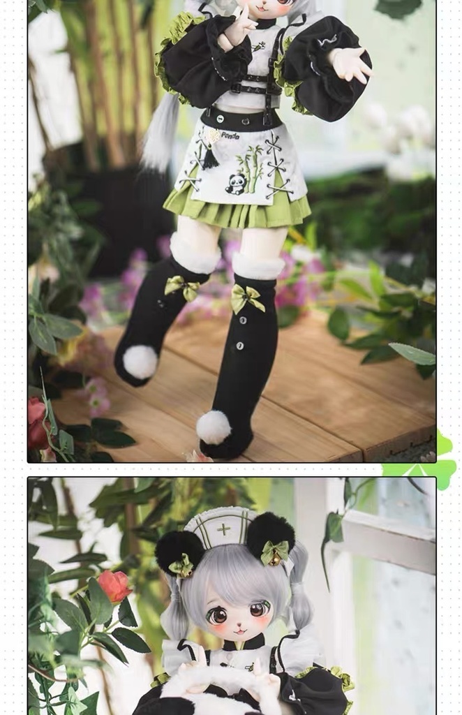 【TinyFox】 パンダ美玲(メーリン)1/4 Macoco ボディ フルセット MJD ドール