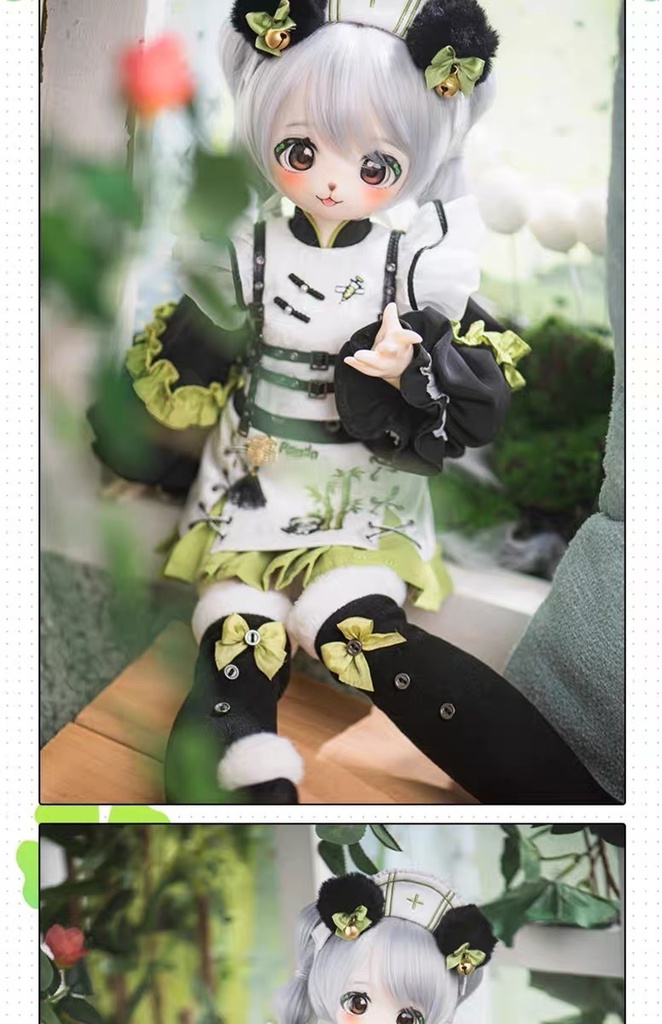 【TinyFox】 パンダ美玲(メーリン)1/4 Macoco ボディ フルセット MJD ドール