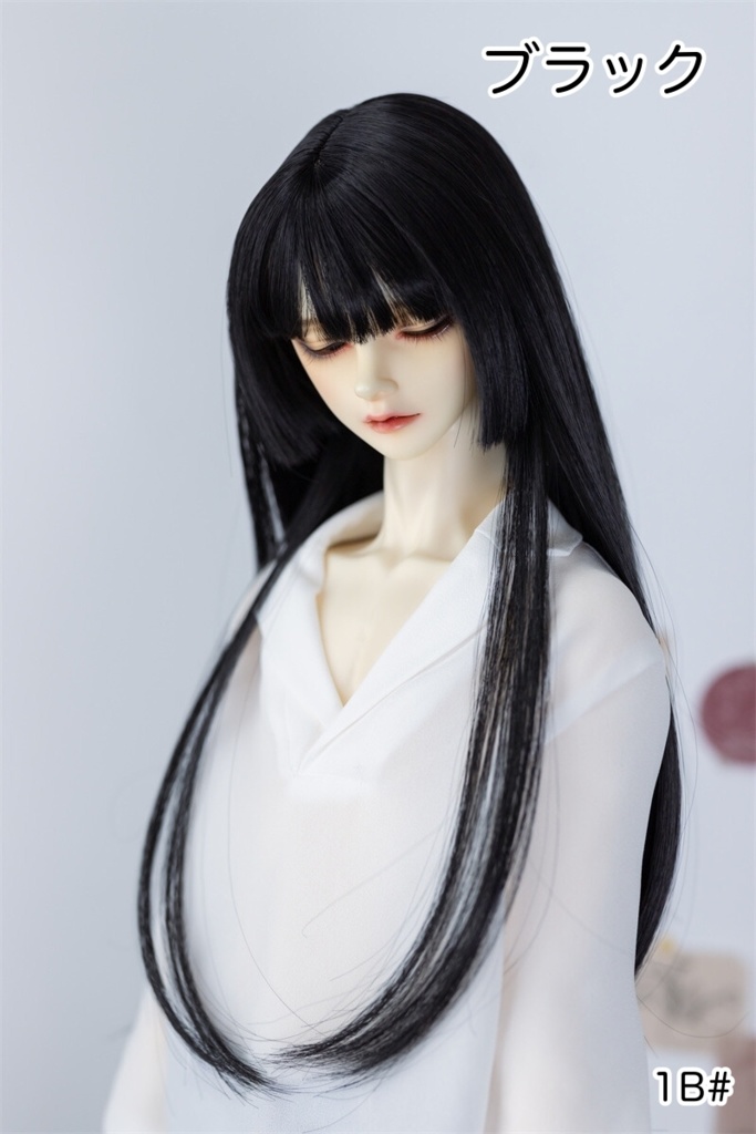 【カカ星球】【7-8, 8.5-9inch】ドールウィッグ ロング姫カット