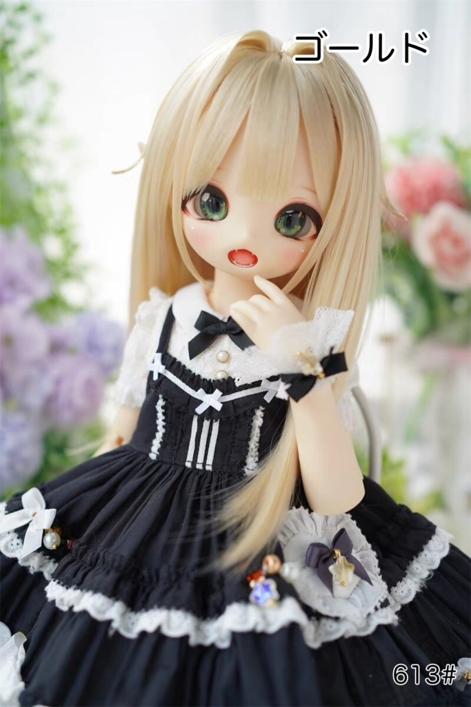 【カカ星球】【6-7, 7-8, 8.5-9inch】ドールウィッグ インテーク前髪ぱっつん