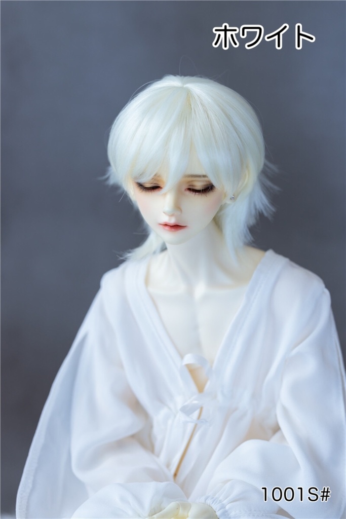 【カカ星球】【7-8inch】ドールウィッグ 男子セミロング
