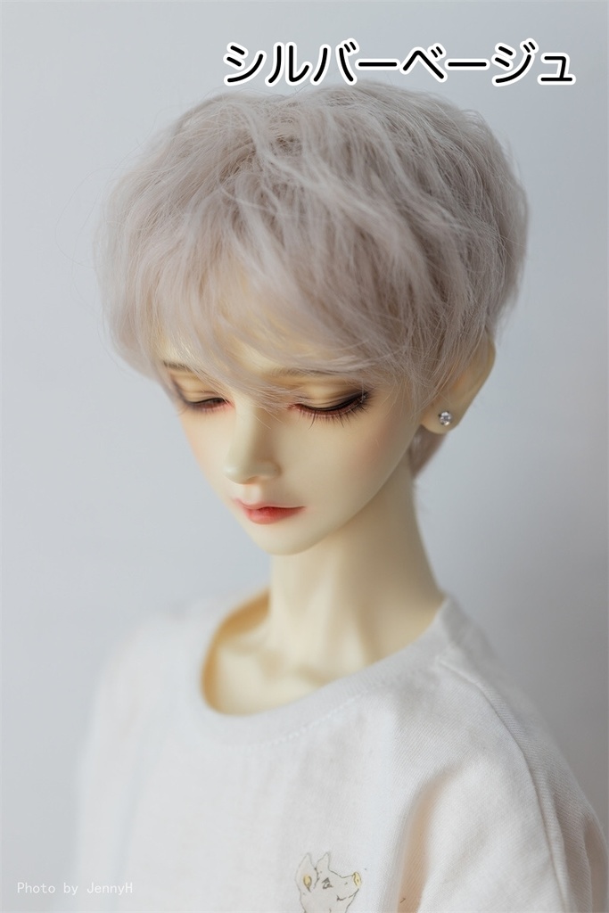 【カカ星球】【7-8inch】ドールウィッグ　男子ショートヘア