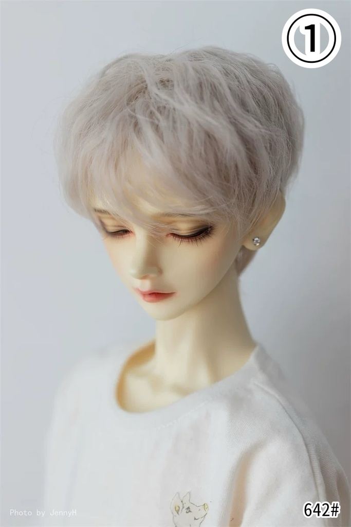 【カカ星球】【6-7inch】ドールウィッグ 男子ショートヘア