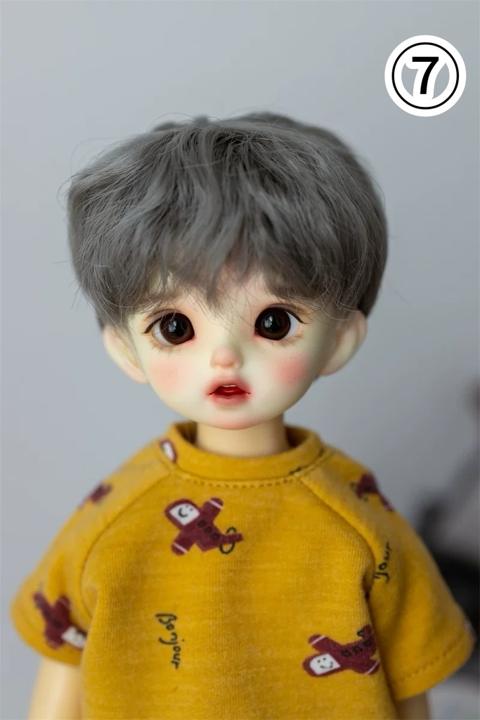 【カカ星球】【6-7inch】ドールウィッグ 男子ショートヘア