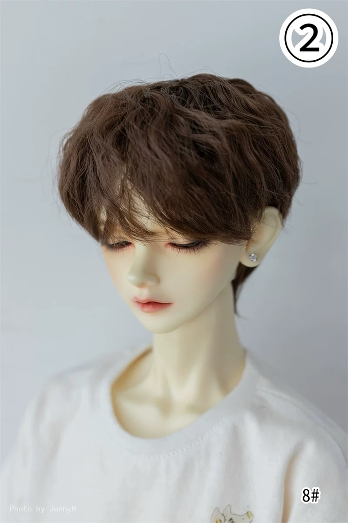 【カカ星球】【6-7inch】ドールウィッグ 男子ショートヘア
