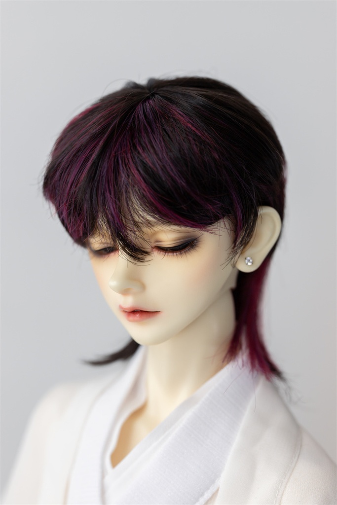 【カカ星球】【6-7, 7-8inch】ドールウィッグ 男子セミロング