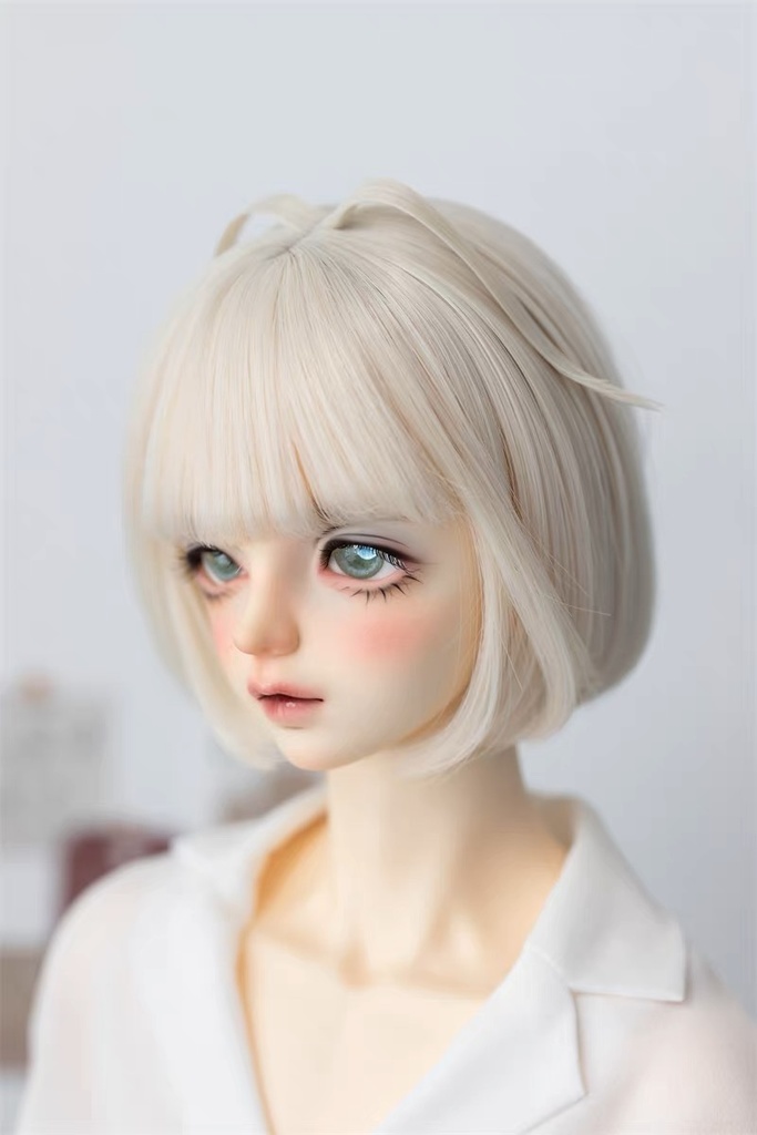 【カカ星球】【6-7, 7-8, 8.5-9inch】ドールウィッグ デザインボブ