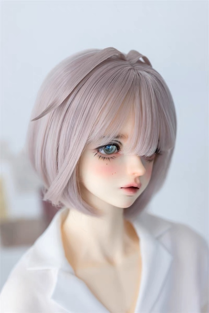 【カカ星球】【6-7, 7-8, 8.5-9inch】ドールウィッグ デザインボブ