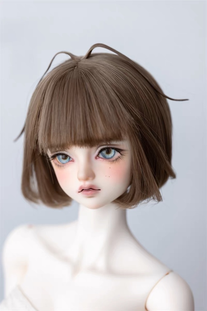 【カカ星球】【6-7, 7-8, 8.5-9inch】ドールウィッグ デザインボブ