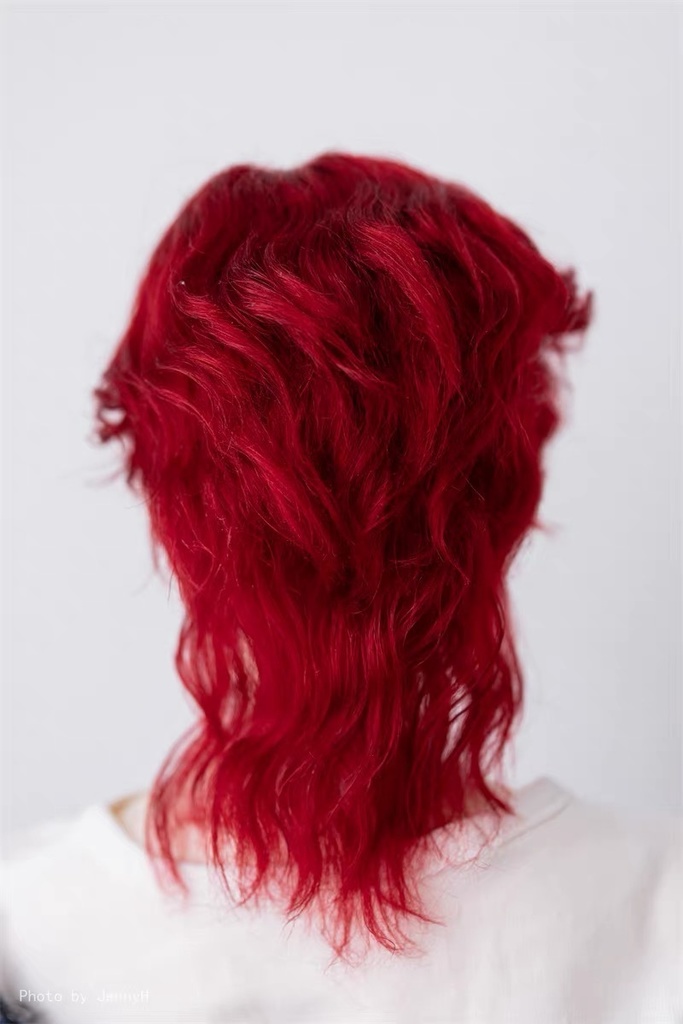 【カカ星球】【7-8, 8-8.5, 8.5-9inch】ドールウィッグ モヘア 男子セミロング