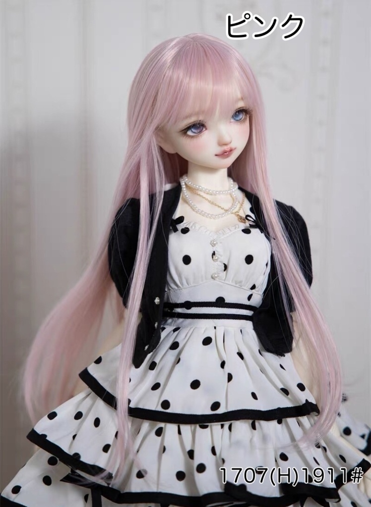 【カカ星球】【6-7, 7-8, 8.5-9inch】ドールウィッグ ロングストレート