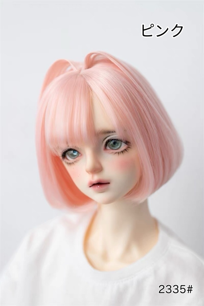 【カカ星球】【8.5-9, 7-8, 6-7inch】ドールウィッグ インテークボブ