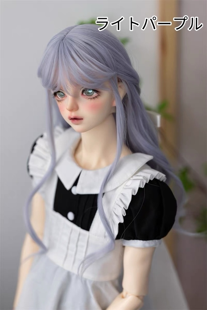 【カカ星球】【8.5-9inch】ドールウィッグ ロマンハーフアップ