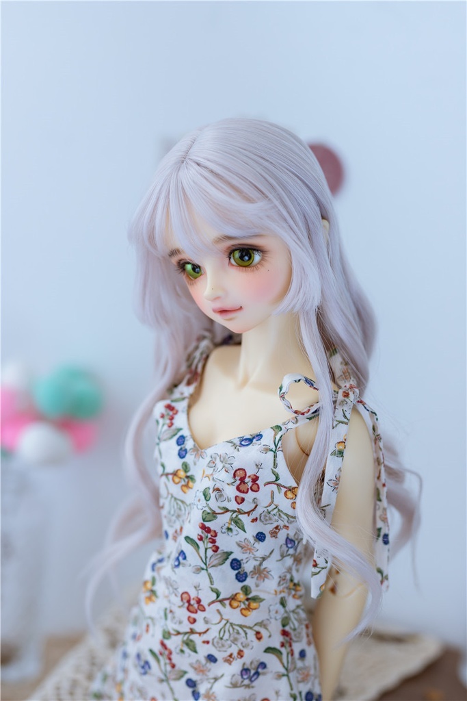 【カカ星球】【6-7, 7-8, 8.5-9inch】ドールウィッグ パーマスタイル