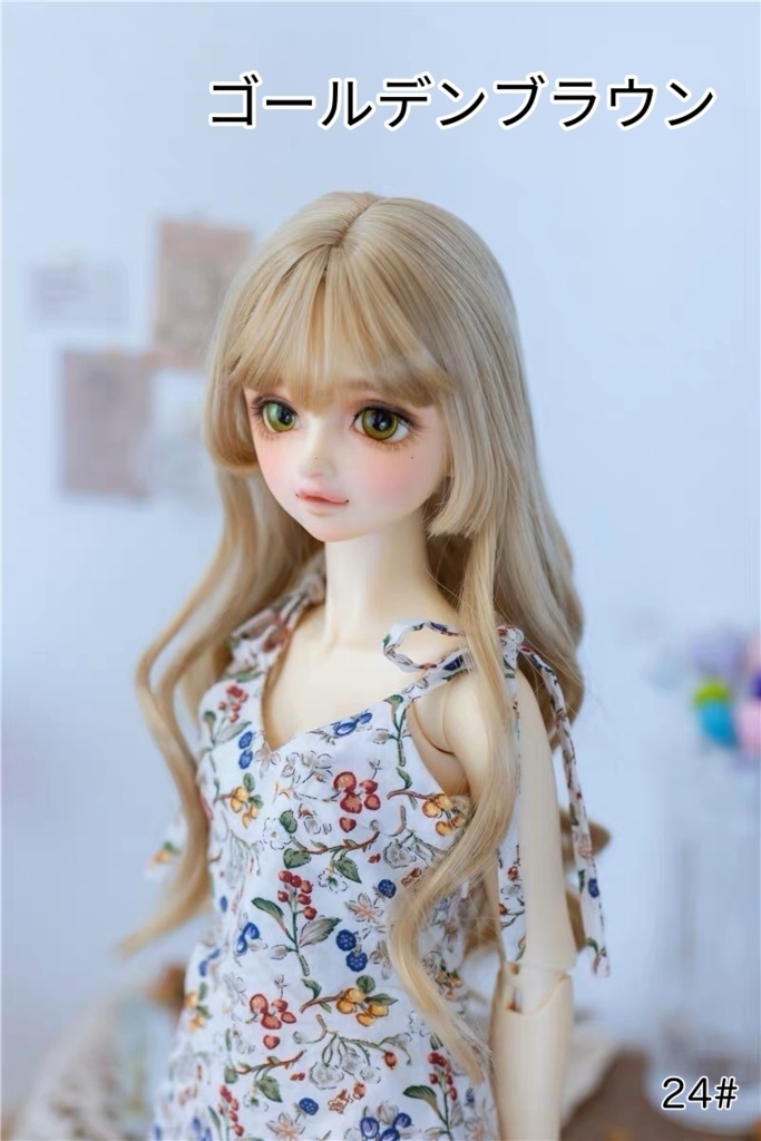 【カカ星球】【6-7, 7-8, 8.5-9inch】ドールウィッグ パーマスタイル