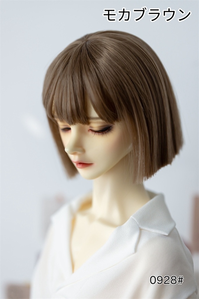 【カカ星球】【8-8.5inch】ドールウィッグ おかっぱ ボブ