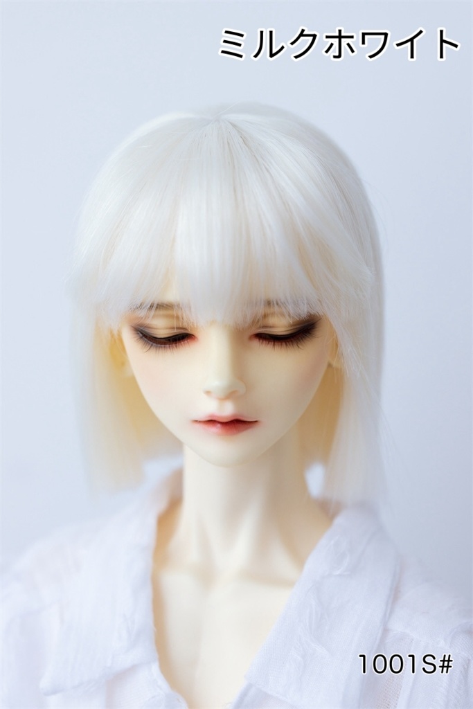 【カカ星球】【7-8inch】ドールウィッグ おかっぱ ボブ