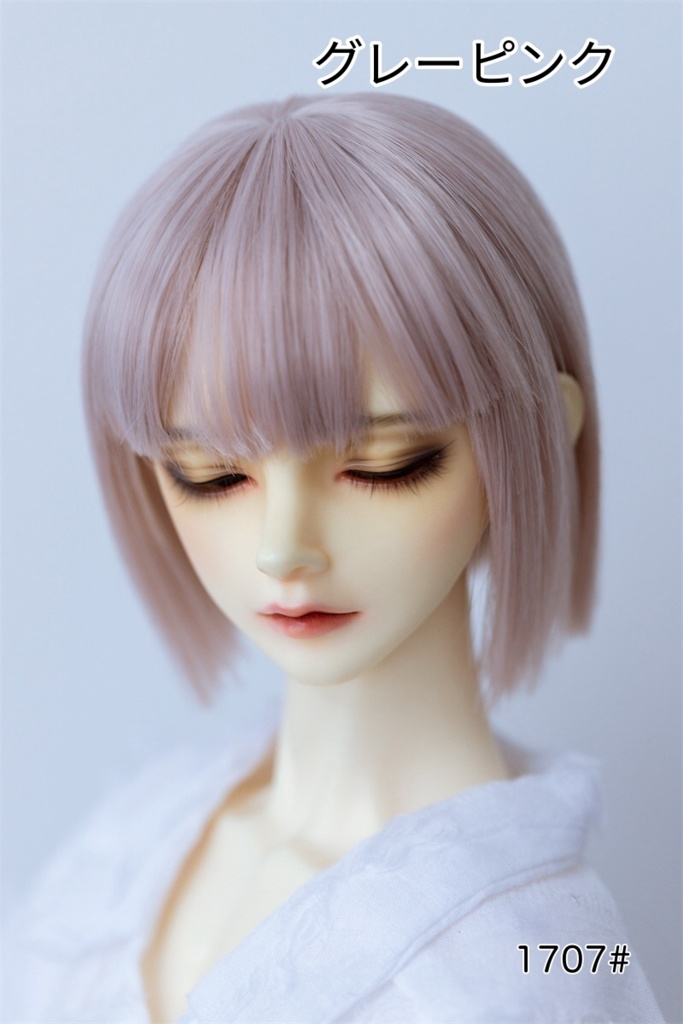 【カカ星球】【6-7inch】ドールウィッグ おかっぱ シンプル