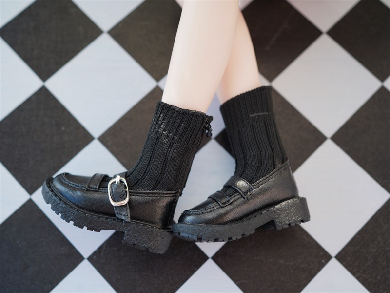 【カカ星球】【1/4,popo68,ID75】ドール靴 ショートソックスブーツ