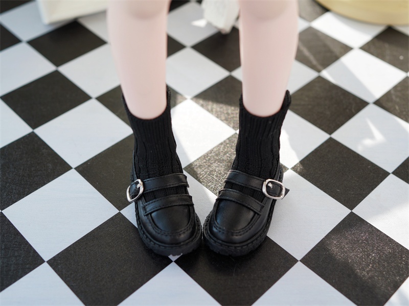 【カカ星球】【1/4,popo68,ID75】ドール靴 ショートソックスブーツ