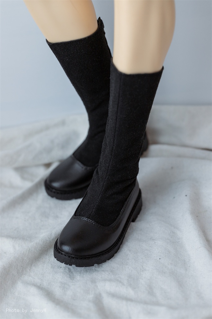 【カカ星球】【1/4,popo68,ID75】ドール靴 ラウンドトゥマーティンブーツ