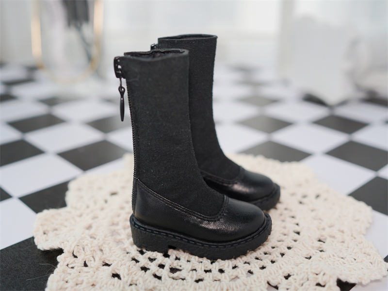 【カカ星球】【1/4,popo68,ID75】ドール靴 ラウンドトゥマーティンブーツ