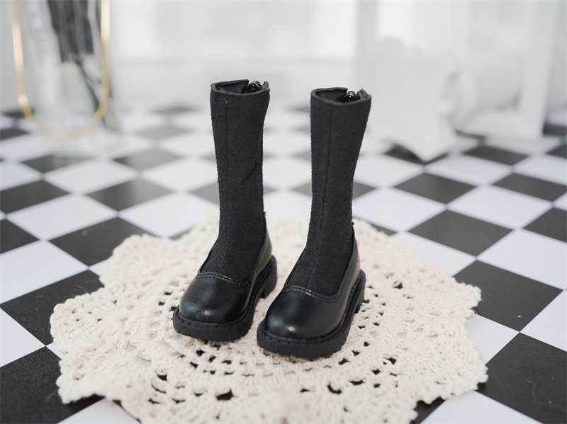 【カカ星球】【1/4,popo68,ID75】ドール靴 ラウンドトゥマーティンブーツ