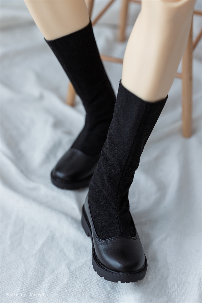 【カカ星球】【1/4,popo68,ID75】ドール靴 ラウンドトゥマーティンブーツ