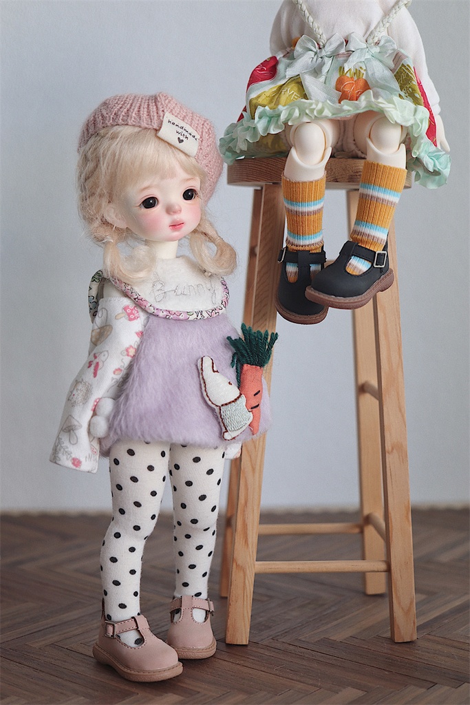 【カカ星球】【1/6,1/4】ドール靴 ベルト革靴