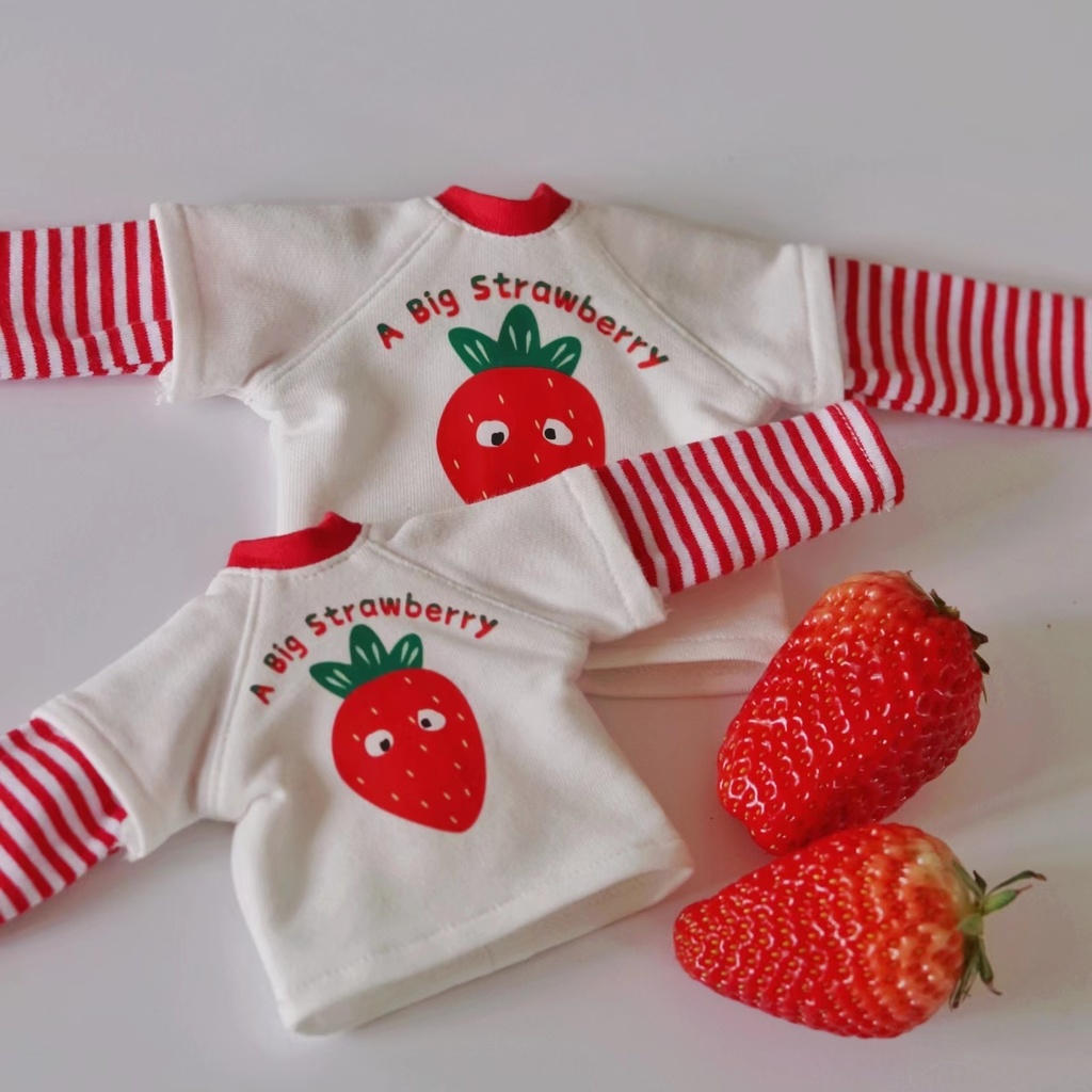 【カカ星球】【1/6,1/4】ドール服 イチゴTシャツ(取寄せ)